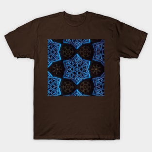 Abstract Ornamental Pattern in Dark Colors T-Shirt